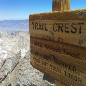 Whitney trail crest, only 3 more miles to peak