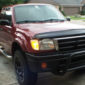 New Bumper. stock painted black