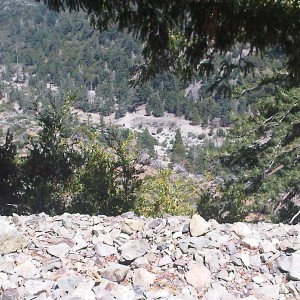 Baldy Road - looking down at 3N06a