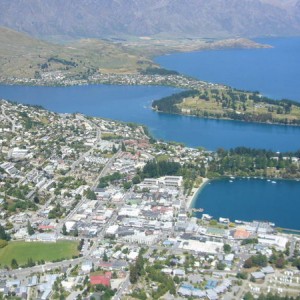 A few hundred feet over Queenstown, NZ