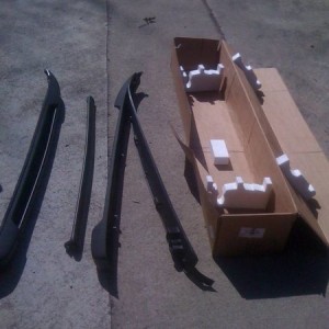 right before installation