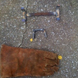 strap holder in the making