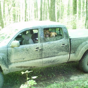 vacation in Eagle River, WI (playin in the mud)