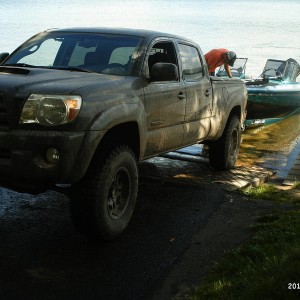 vacation in Eagle River, WI (playin in the mud)