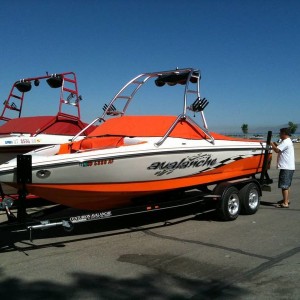 new boat and old boat