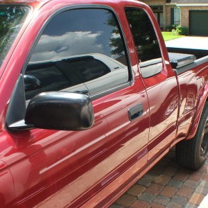 New tint, Black door handles, Debadged, no running boards or mudflaps