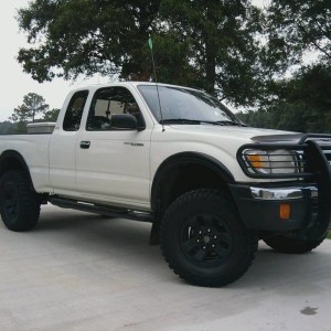 my truck with line-x wheels
