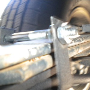 Front Bracket of Installed Leaf Spring Helpers #2