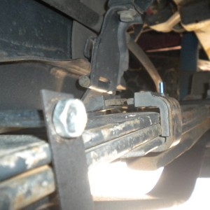 Fully Installed Leaf Spring Helpers On Stock 1st Gen Suspension #1