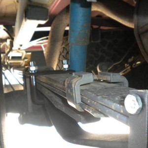Fully Installed Leaf Spring Helpers On Stock 1st Gen Suspension #2