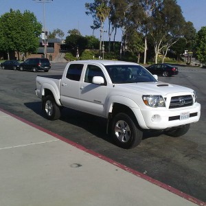 2010 White Double Cab Tacoma