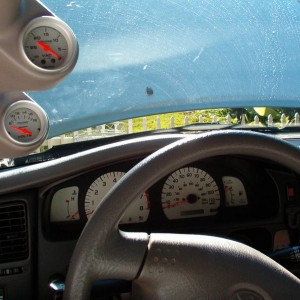 Lo-tek gauge pod w/autometer volt and vac gauge