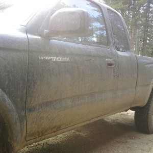 Off Roading = very dirty truck