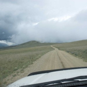near Monument Ridge - Gravelly meet