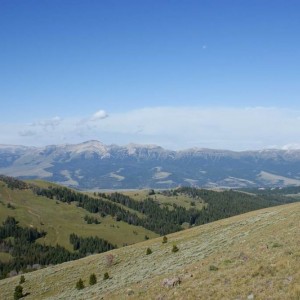 west from monument ridge - gravelly range