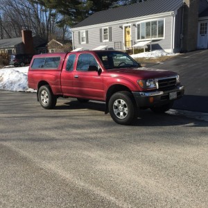 1st Gen Tacoma With 2nd Gen Off Road Wheels