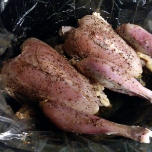 Lemon pepper skinless yard birds