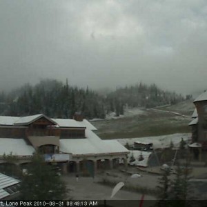 look!  snow!