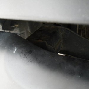 Bumper Support Mount - Exterior View