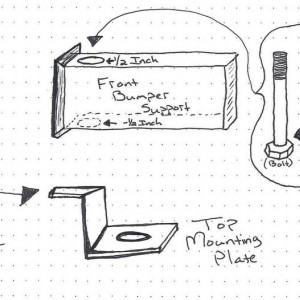 Bumper Support Mounting Diagram Option