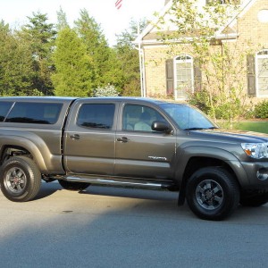 Anthracite TRD wheels installed