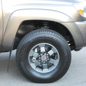 Anthracite TRD wheels installed