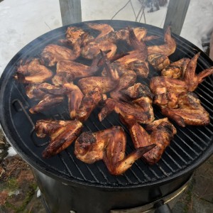 Smoked chicken wings