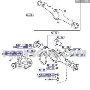 Rear Diff + Axle