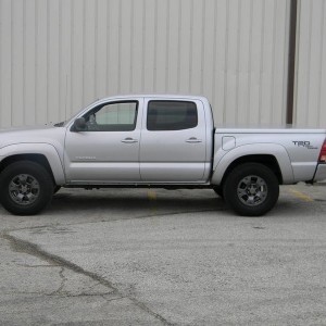 Stock supsenion with Yellow Bilsteins and Off--road coils