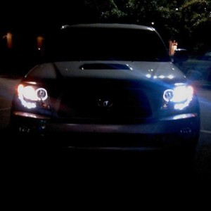 Tacoma Halo Projector Headlights Night 2