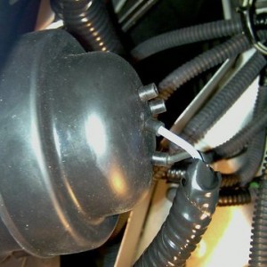 Pass side stock cap