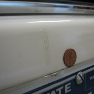 Scratches on Front Bumper