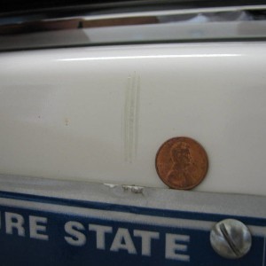 Scratches on Front Bumper