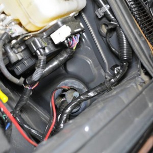 Power cables through firewall