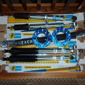 5100s, wheel spacers, aal, diff drop kit