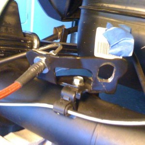 rear brake mount reshaping 2