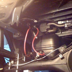both rear brake lines in place