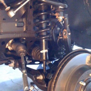 tie rod end disconnected