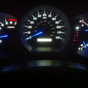 instrument panel color change