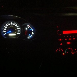 instrument panel color change