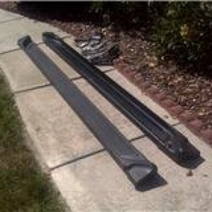Used OEM Running Boards for 2001 - 2004 4DR Tacoma DCab