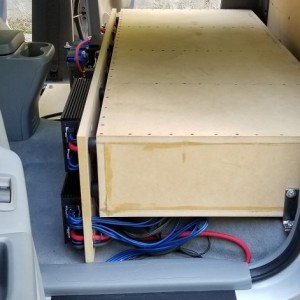 7-18-platform-subwoofer-box-amp-power-rack-battery-installed-unfinished-Tacoma-1