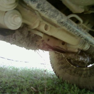mud on skid/rack
