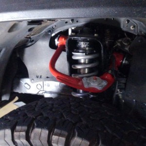 JBA UCA and 700lb rate springs installed with Fox 2.5 coils