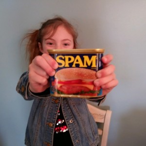 Spam v waffleiron