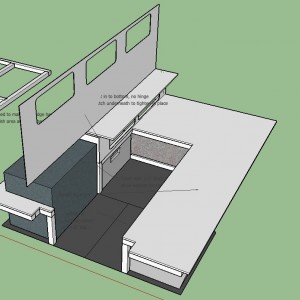 Camper platform prototype - sketchup