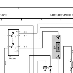 2001 3.4 Transmission Wiring