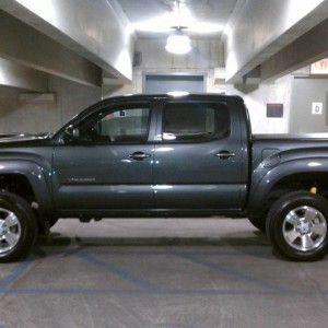 SIde View OME Lift kit