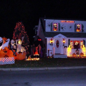 Neighbor who loves Halloween
