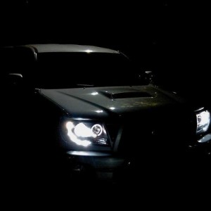 Halo Projector Headlights; HID 8000K 5